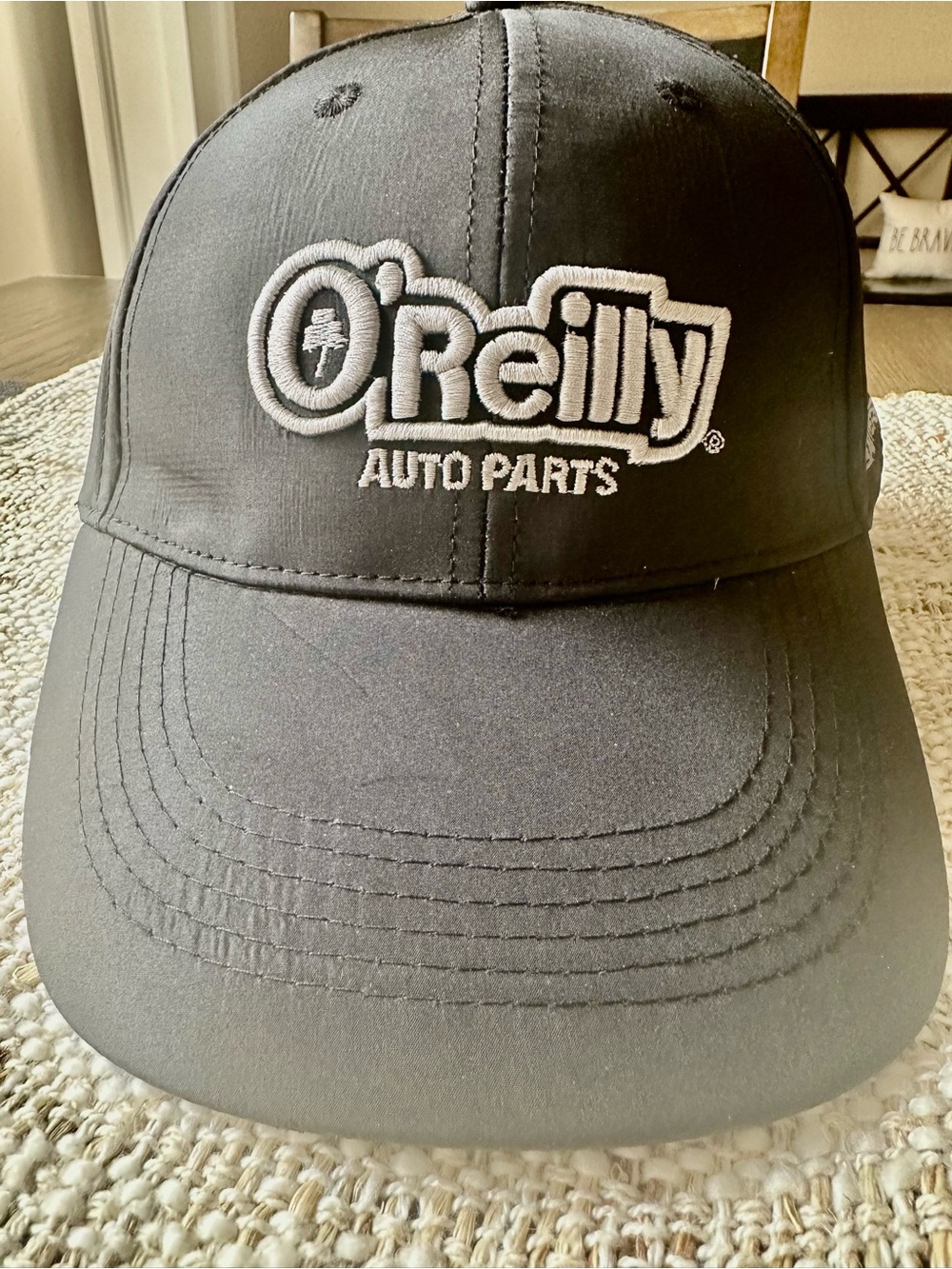 Black Men's Logo Baseball Cap